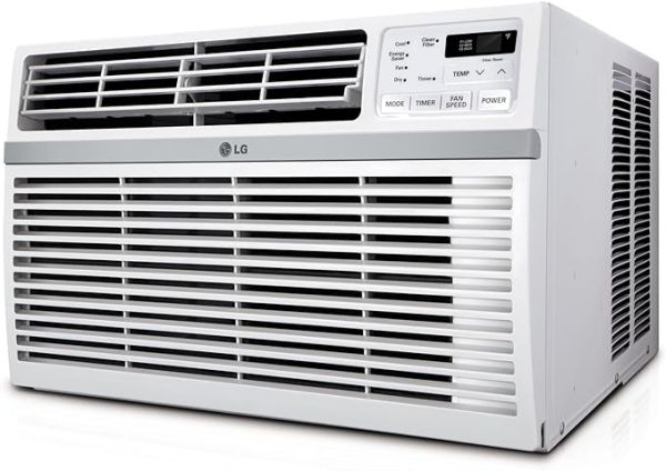 LG 8,000 BTU Window Air Conditioner, 115V, Cools 340