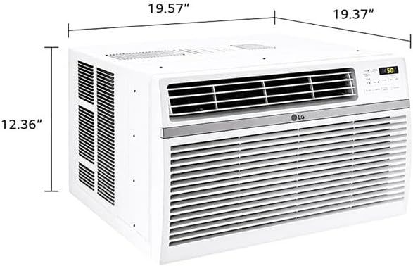 LG 8,000 BTU Window Air Conditioner, 115V, Cools 340