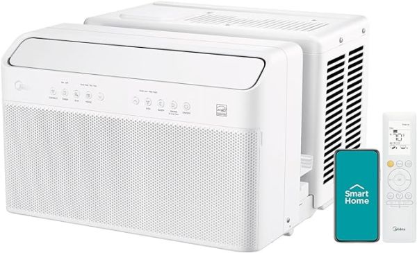 Midea 8,000 BTU U-Shaped Smart Inverter Air Conditioner –Cools