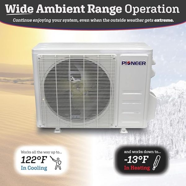 PIONEER Diamante Series Ductless Mini-Split Air Conditioner Inverter